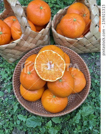 Fresh Jeju Island Sweet Tangerine 136921315