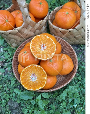 Fresh Jeju Island Sweet Tangerine 136921316