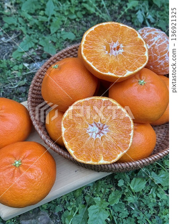Fresh Jeju Island Sweet Tangerine 136921325