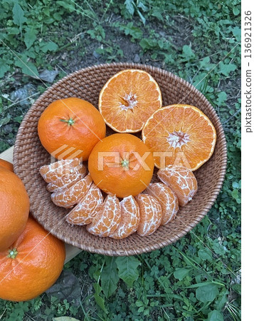 Fresh Jeju Island Sweet Tangerine 136921326