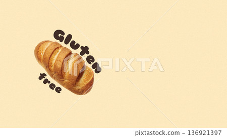 Freshly baked gluten free bread for Easter celebration and family gathering Freshly baked gluten free bread for Easter celebration and family gathering 136921397