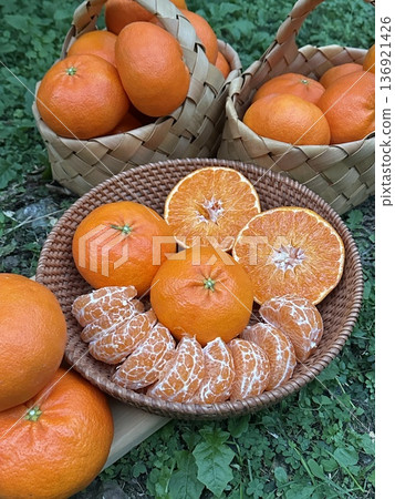 Fresh Jeju Island Sweet Tangerine 136921426