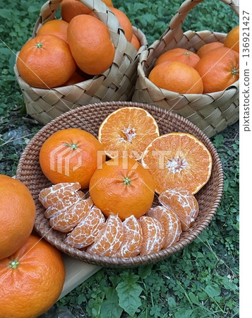 Fresh Jeju Island Sweet Tangerine 136921427