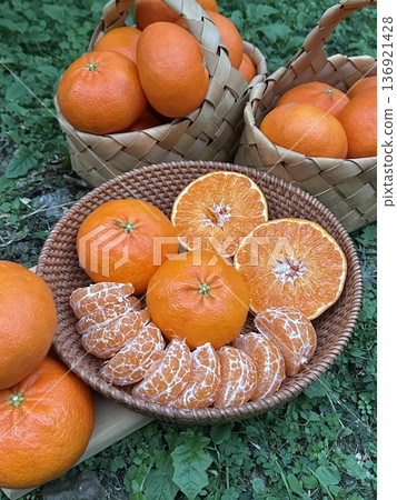 Fresh Jeju Island Sweet Tangerine 136921428