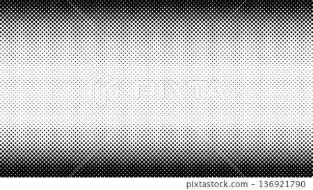 Retro dotted halftone textures on a transparent background. 136921790