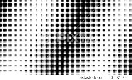 Retro dotted halftone textures on a transparent background. 136921791
