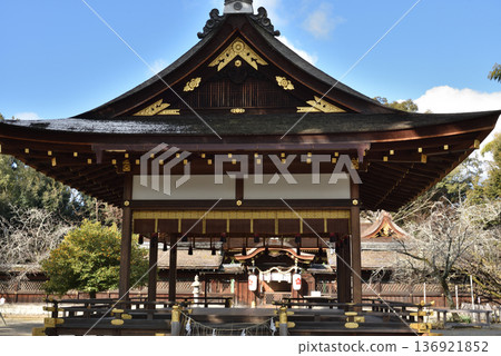 冬日的平野神社(京都市北區) 冬日的平野神社(京都市北區) 136921852