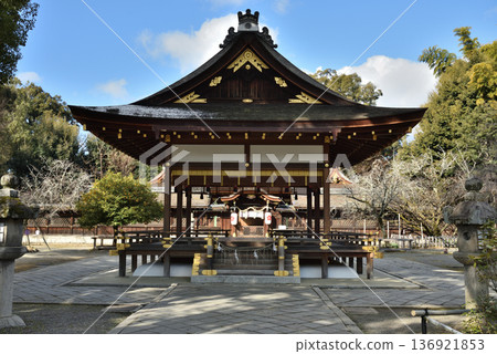 冬日的平野神社(京都市北區) 冬日的平野神社(京都市北區) 136921853