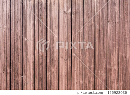 Old wooden boards with cracks as creative background in brown color Old wooden boards with cracks as creative background in brown color 136922086