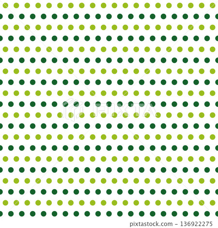 Green polka dot seamless pattern. Perfect for St. Patrick's Day designs. PNG and Vector illustration Green polka dot seamless pattern. Perfect for St. Patrick's Day designs. PNG and Vector illustration 136922275