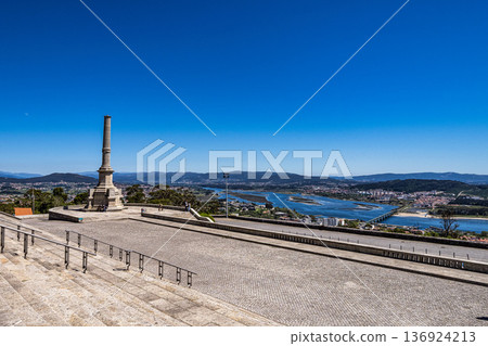 Sanctuary of the Sacred Heart of Jesus, Santa Luzia Hill in Viana do Castelo, Portugal Sanctuary of the Sacred Heart of Jesus, Santa Luzia Hill in Viana do Castelo, Portugal 136924213