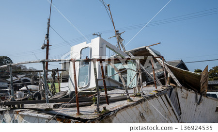 日本岡山縣牛戶町一棟古老而美麗的建築 136924535