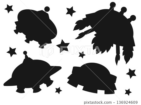 Set of cute illustration. Perfect for kids designs, posters, stickers Set of cute illustration. Perfect for kids designs, posters, stickers 136924609