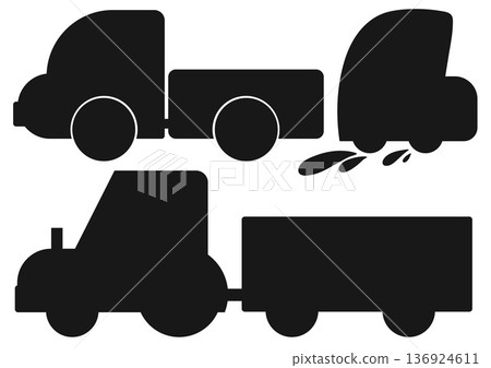 Set of cute illustration. Perfect for kids designs, posters, stickers 136924611