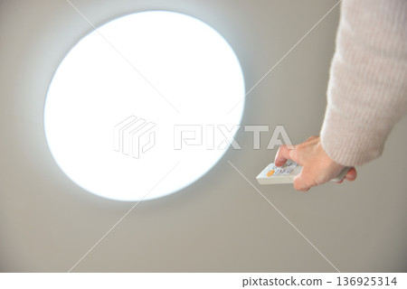 手動操作LED照明遙控器 136925314