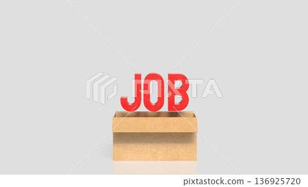 Job Opportunity and Career Recruitment Concept 3d render. 136925720