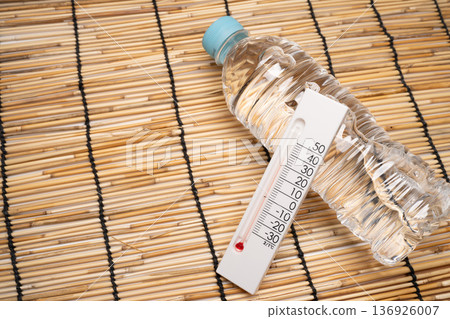 Water and thermometer to prevent heatstroke Water and thermometer to prevent heatstroke 136926007