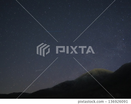 Artificial satellite light trail and the Milky Way (20260218051256) Artificial satellite light trail and the Milky Way (20260218051256) 136926091