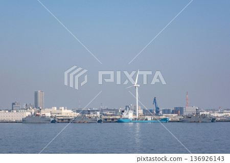 Industrial area seen from the port Industrial area seen from the port 136926143