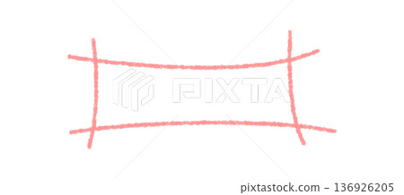 Chalk sketch rectangle quote box frame with rough outline style. Text and speech box as chalkboard background, clean frame concept for message or quotation in modern layout. 136926205