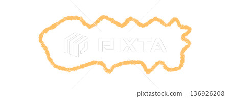 Wavy chalk outline creates an organic text box with template and label style. Rectangular sketch frame forms a soft background, suitable for modern mockup or label use in any minimal concept. Wavy chalk outline creates an organic text box with template and label style. Rectangular sketch frame forms a soft background, suitable for modern mockup or label use in any minimal concept. 136926208