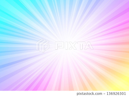 Rainbow colored radiation background colorful Rainbow colored radiation background colorful 136926301