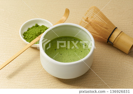 日本抹茶圖片 136926831