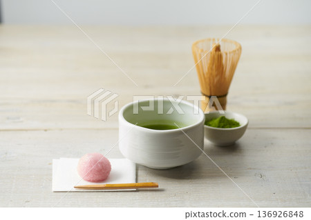 日本抹茶圖片 日本抹茶圖片 136926848