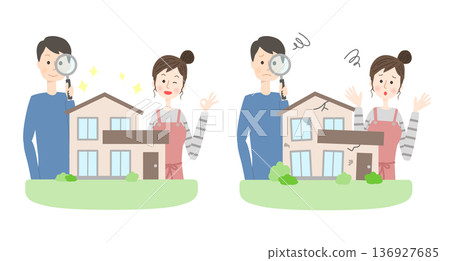 一對幸福的夫婦去看房，但失望的一家人卻發現… 136927685