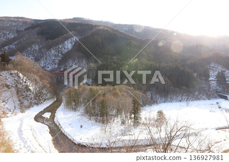 高山村雪紅橋 高山村雪紅橋 136927981