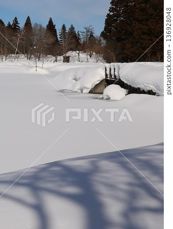 雪,伊森池,妙高 雪,伊森池,妙高 136928048