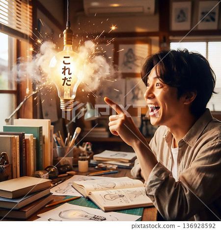 The moment I came up with the idea 136928592