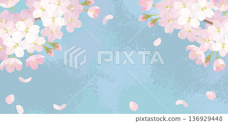 櫻花水彩背景插圖,暗粉紅色 櫻花水彩背景插圖,暗粉紅色 136929448