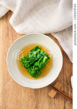 春日風味:煮油菜花 春日風味:煮油菜花 136929585