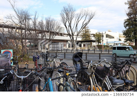 Rotary in front of Sakai City Station on the Hanwa Line in Sakai Ward, Sakai City Rotary in front of Sakai City Station on the Hanwa Line in Sakai Ward, Sakai City 136930734