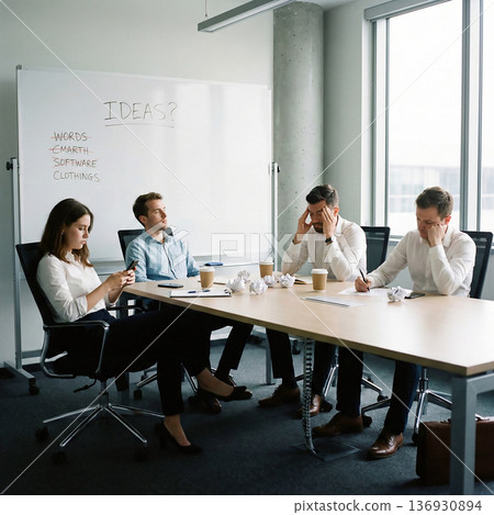 Conversation during brainstorming is not flowing Conversation during brainstorming is not flowing 136930894