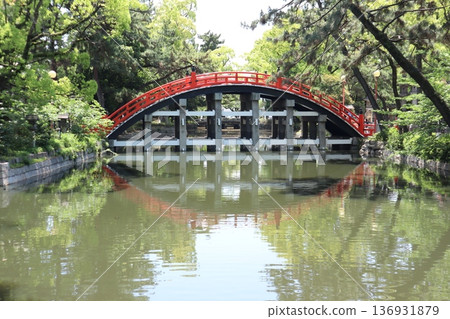 [Osaka] Sumiyoshi Taisha Shrine and Soribashi Bridge (arched bridge) 136931879