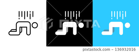 Stress simple icon 136932016