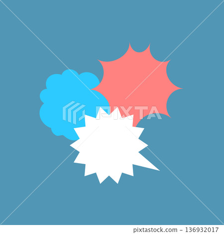 Noisy space simple icon Noisy space simple icon 136932017