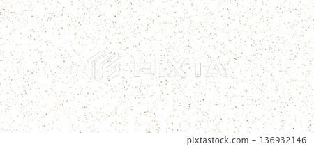 Beige seamless sand noise texture. Light brown grain background with speckles, flecks, particles. Repeated subtle distress grit pattern wallpaper. Scatter tiny dot surface. Vector speck overlay patern 136932146