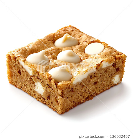 Deliciously Soft and Chewy Vanilla Cookie Bar with Creamy White Chocolate Chips Deliciously Soft and Chewy Vanilla Cookie Bar with Creamy White Chocolate Chips 136932497