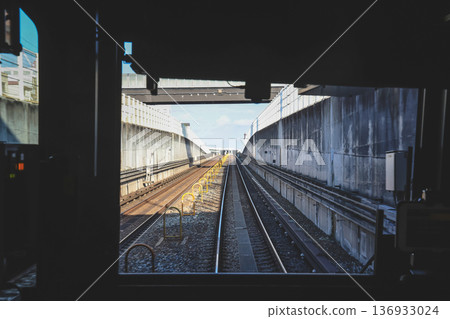Nov 25 2025 Modern Osaka Subway Station with Commuters and Trains Nov 25 2025 Modern Osaka Subway Station with Commuters and Trains 136933024