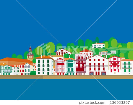 Saint Jean de Luz, Basque Country, France, spring scenery Saint Jean de Luz, Basque Country, France, spring scenery 136933297