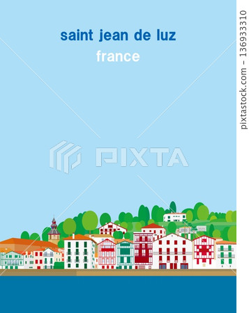 Saint Jean de Luz, Basque Country, France, spring scenery Saint Jean de Luz, Basque Country, France, spring scenery 136933310