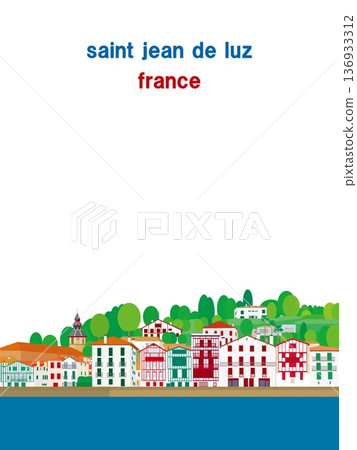 Saint Jean de Luz, Basque Country, France, spring scenery 136933312