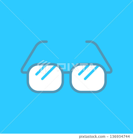 glasses icon glasses icon 136934744