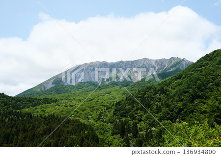 初夏時節的賀木掛峠景色 136934800