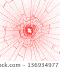 Radial crack background illustration Radial crack background illustration 136934977