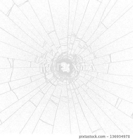 Radial crack background illustration Radial crack background illustration 136934978