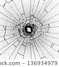 Radial crack background illustration Radial crack background illustration 136934979
